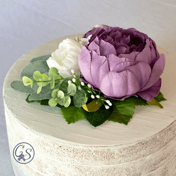 CT04-silk-floral-cake-topper-purple-peonies-gilded-shadows-bridal