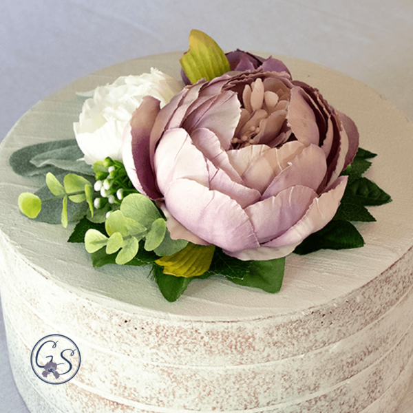 CT05-silk-flower-cake-topper-purple-lavender-peonies-gilded-shadows-bridal-2