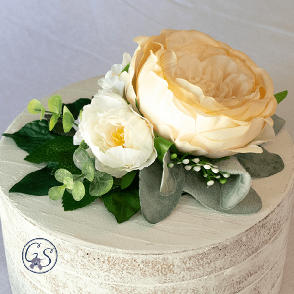 CT07-silk-flower-cake-topper-peach-white-roses-gilded-shadows-bridal